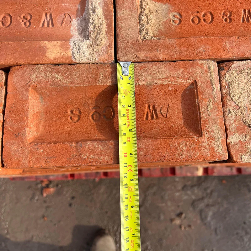 Reclaimed Orange Facing Brick | Pack of 250 Bricks - Image 7
